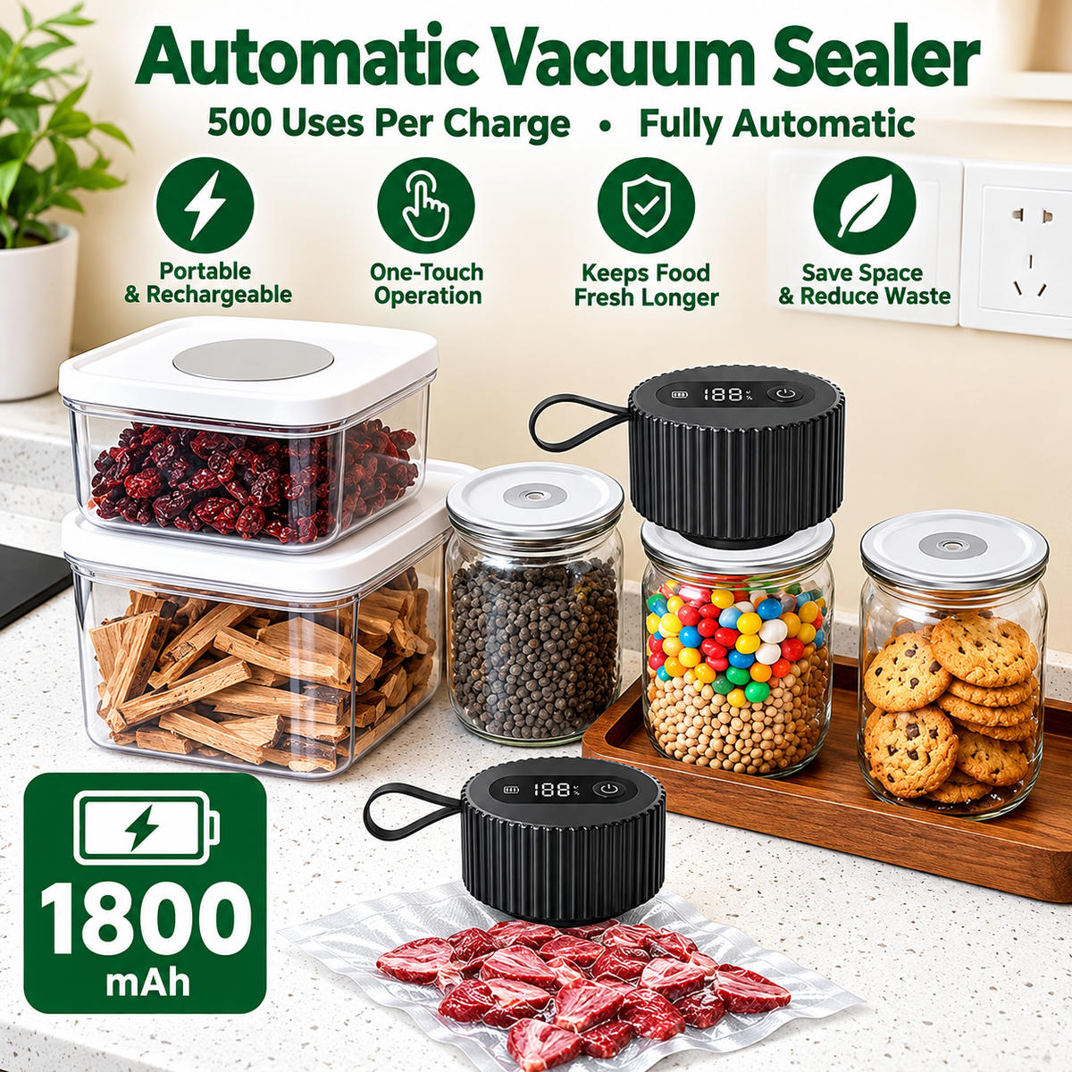 StillPantry™ Mason Jar Vacuum Sealer