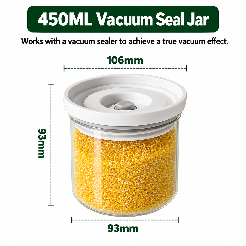 StillPantry™ Vacuum Glass Container