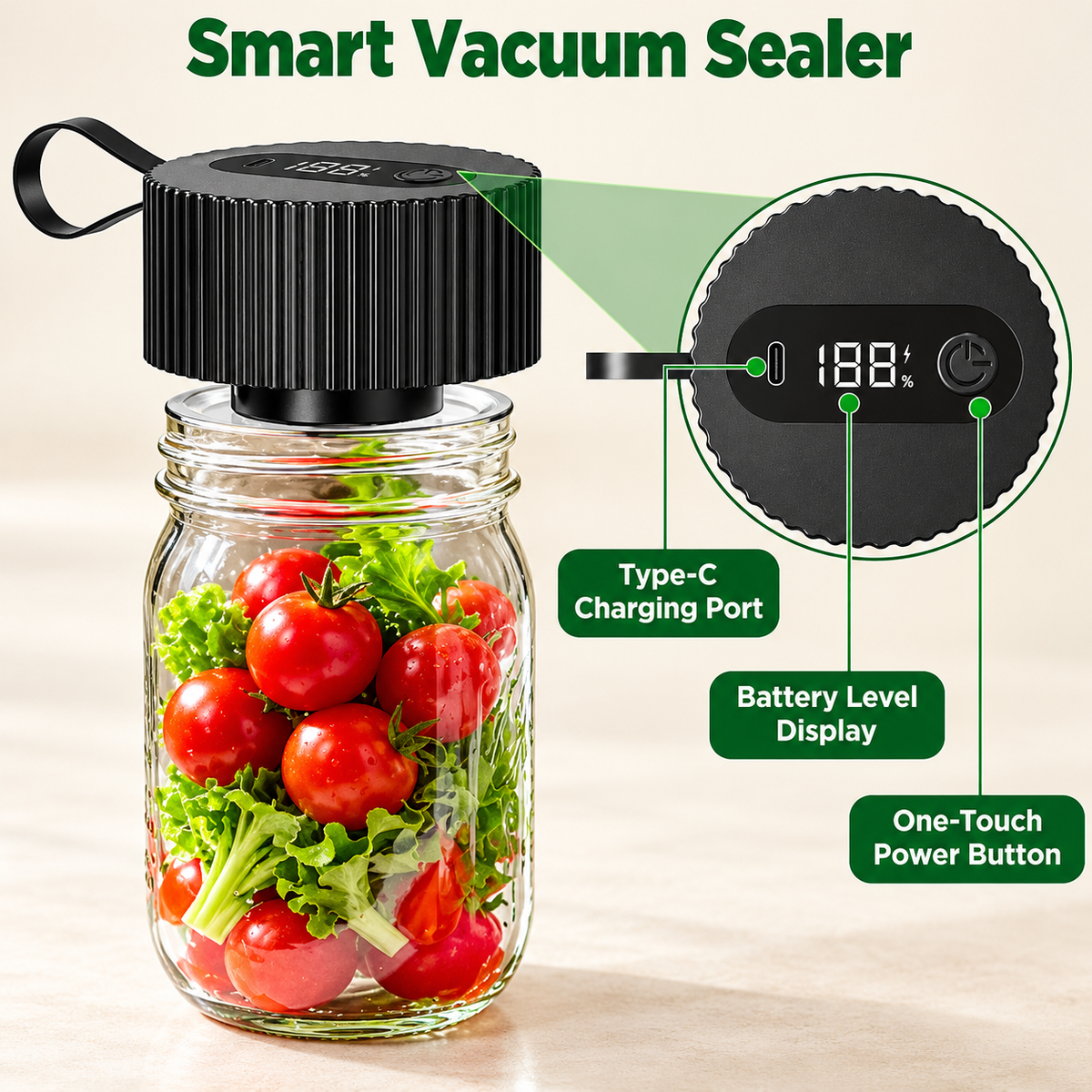 StillPantry™ Mason Jar Vacuum Sealer